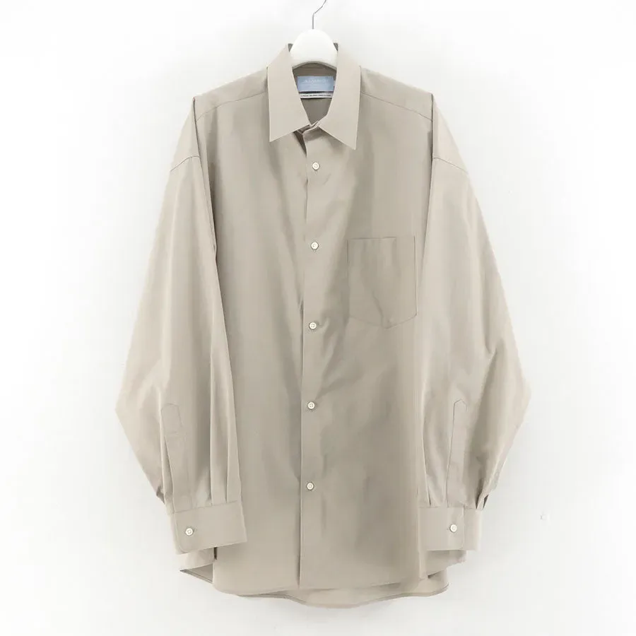 Alumo For Gp L/S Oversized Regular Collar Shirt