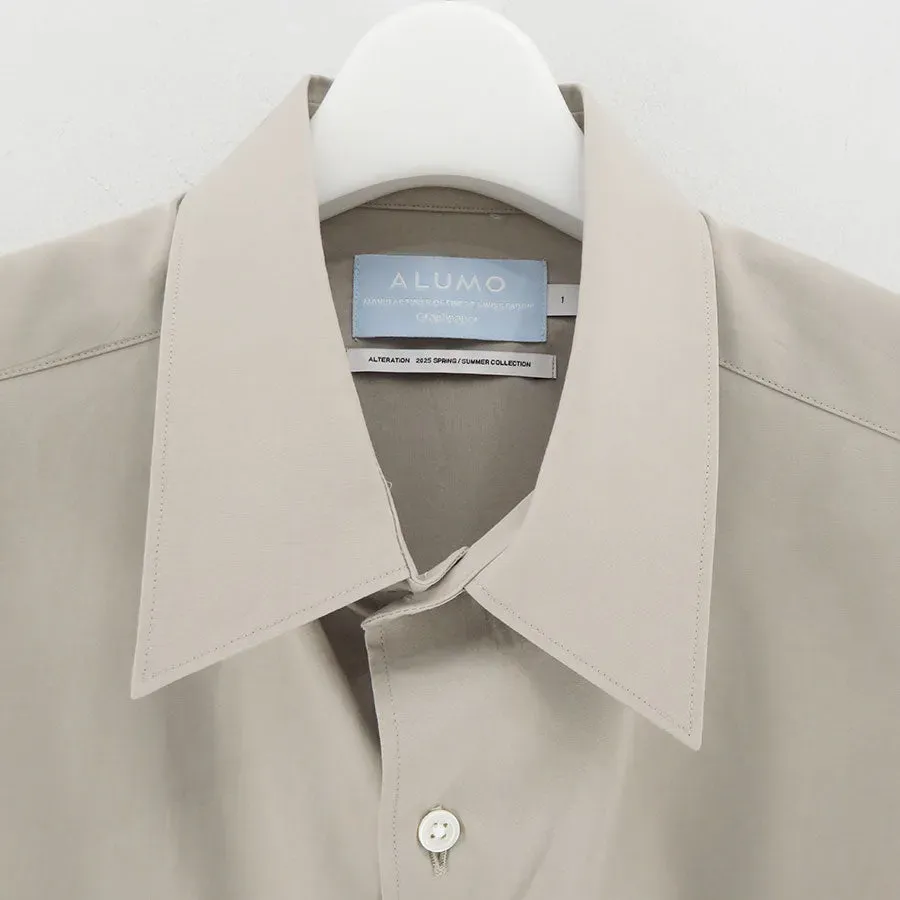 Alumo For Gp L/S Oversized Regular Collar Shirt