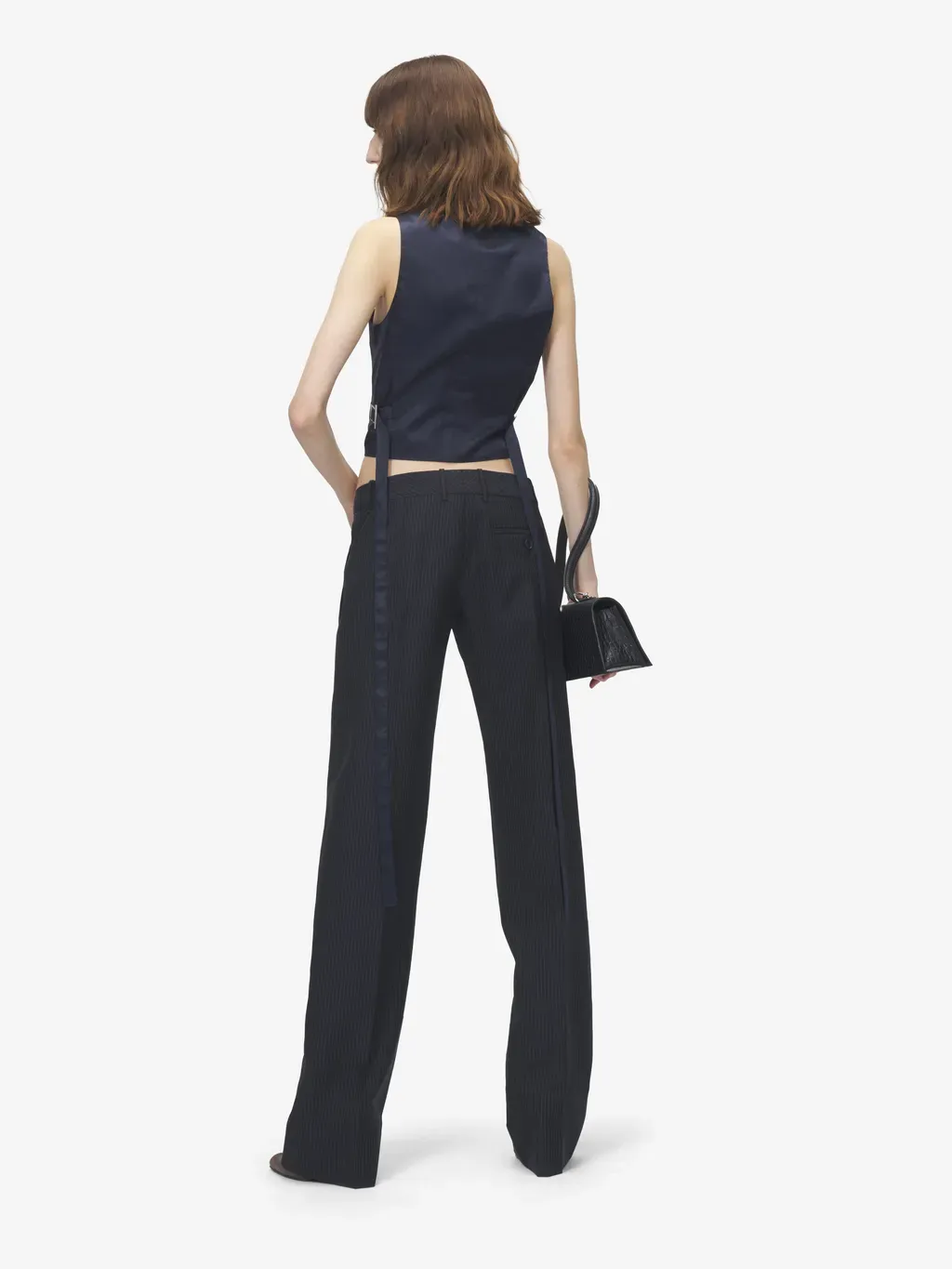 Pinstriped Tailored Waistcoat