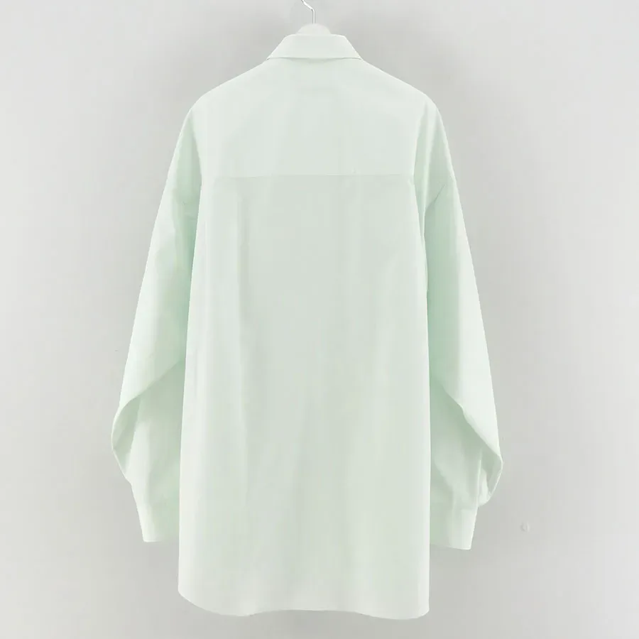 Alumo For Gp L/S Oversized Regular Collar Shirt