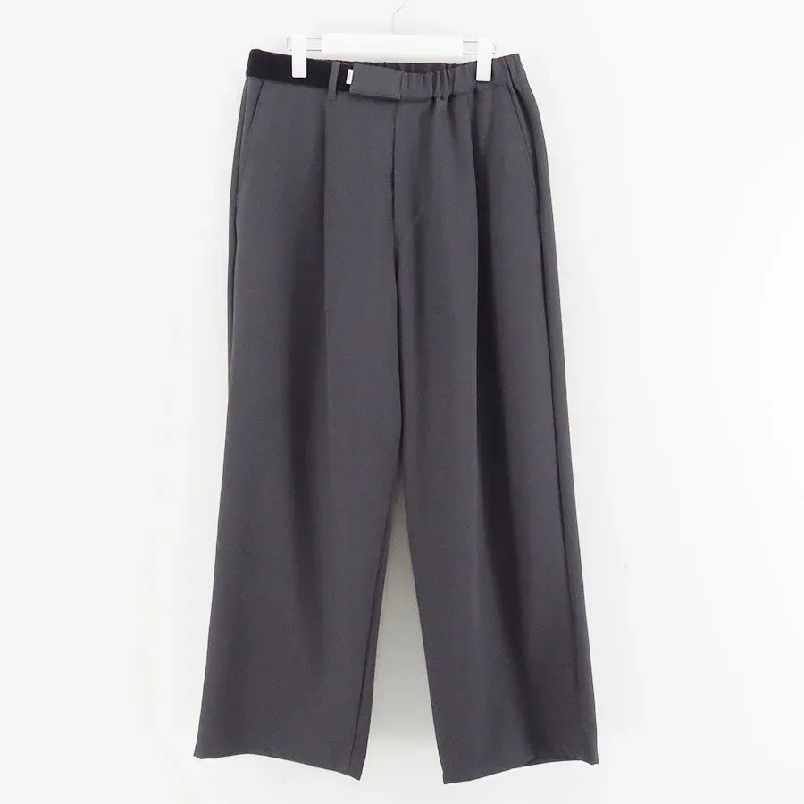 Scale Off Wool Wide Chef Pants