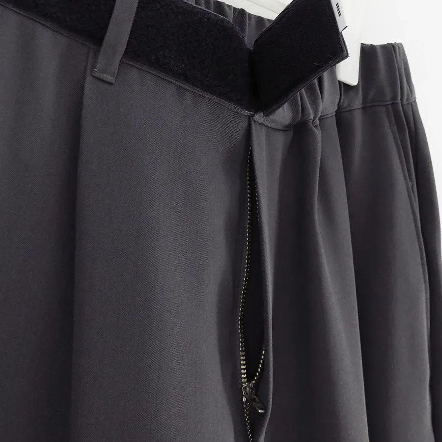 Scale Off Wool Wide Chef Pants