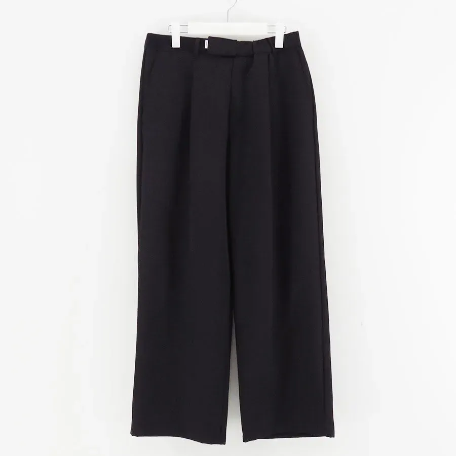 Scale Off Wool Wide Chef Pants