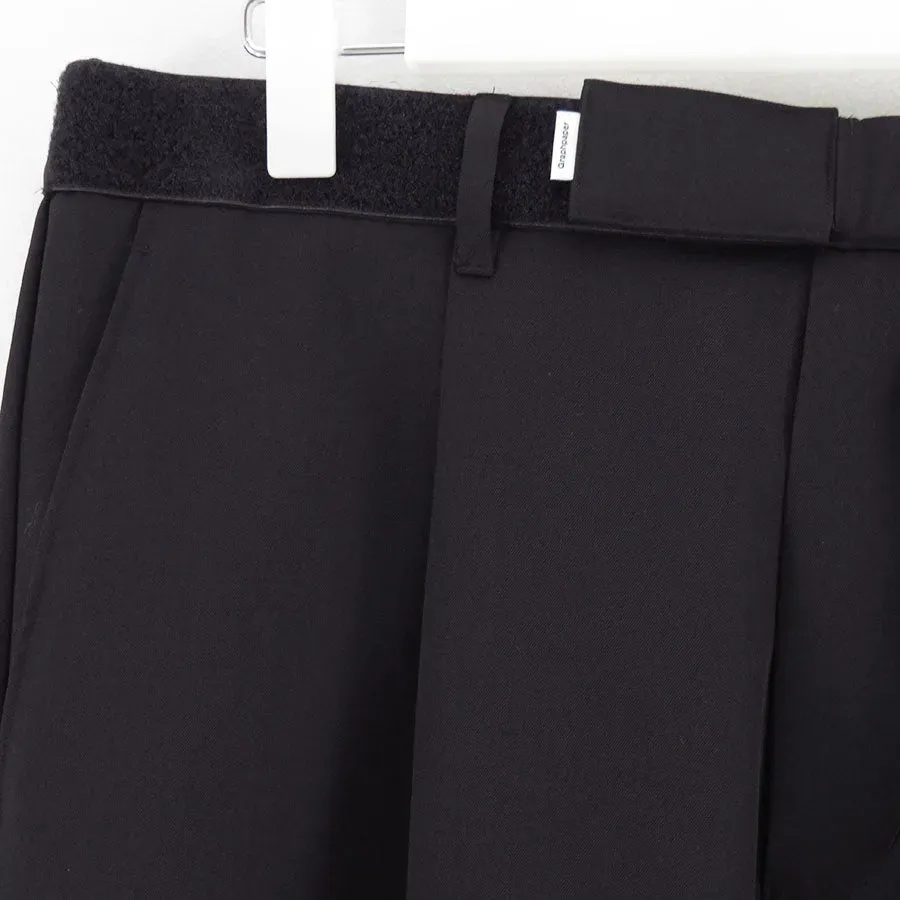 Scale Off Wool Wide Chef Pants