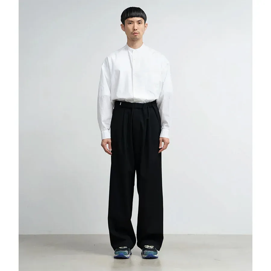 Scale Off Wool Wide Chef Pants