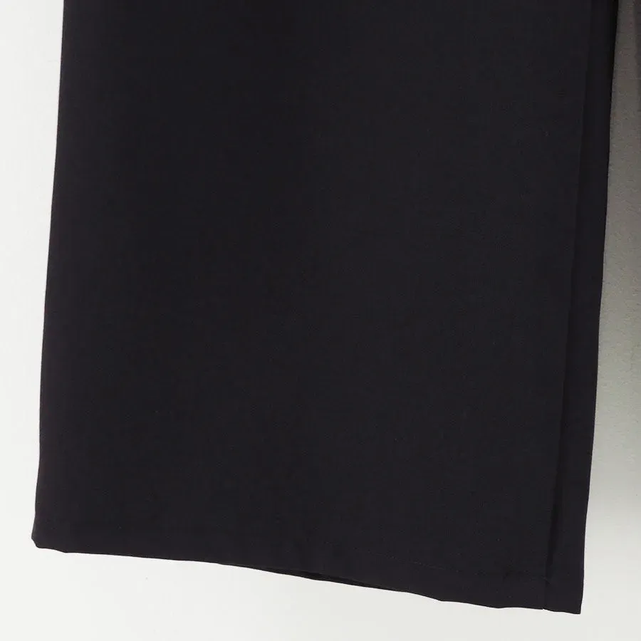 Scale Off Wool Wide Chef Pants