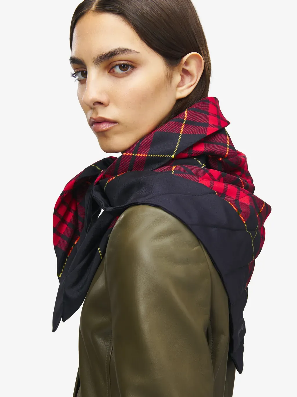 Quilted Tartan Scarf