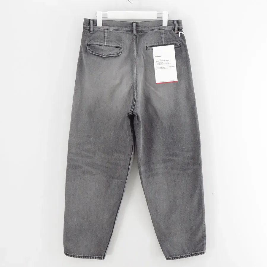 Selvage Denim Two Tuck Tapered Pants