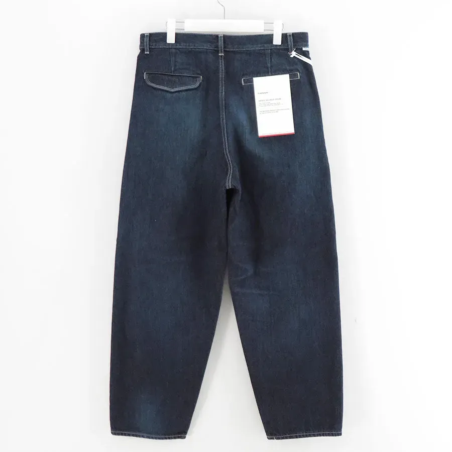 Selvage Denim Two Tuck Tapered Pants