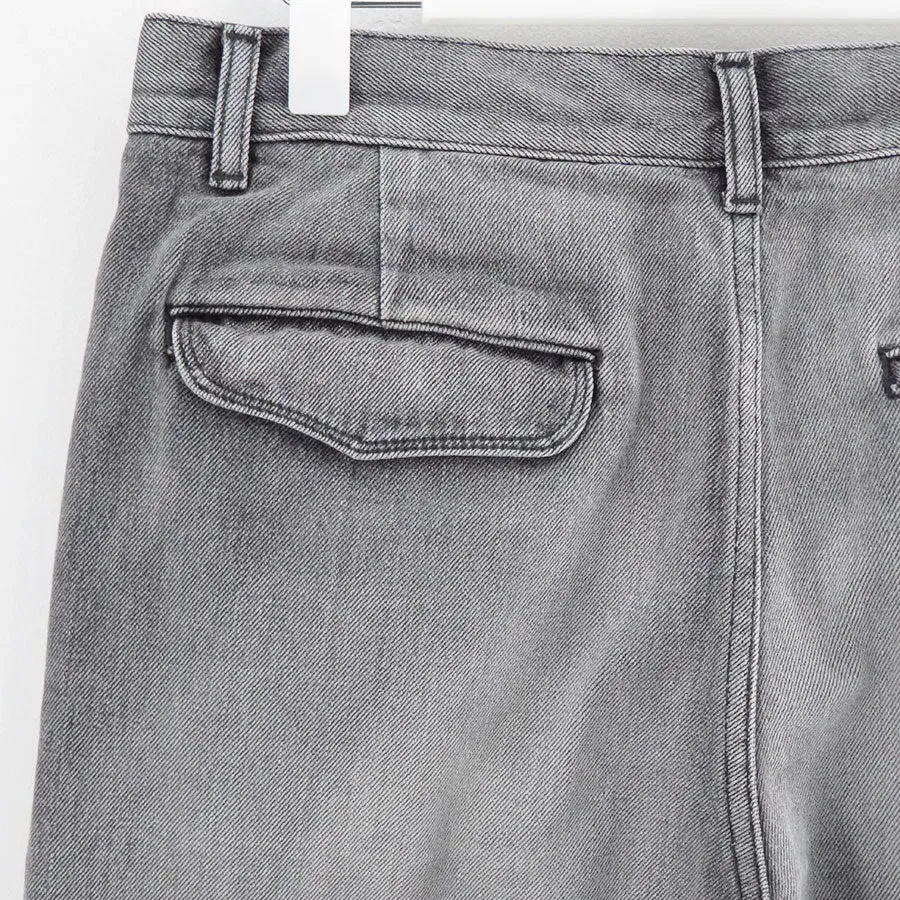 Selvage Denim Two Tuck Pants