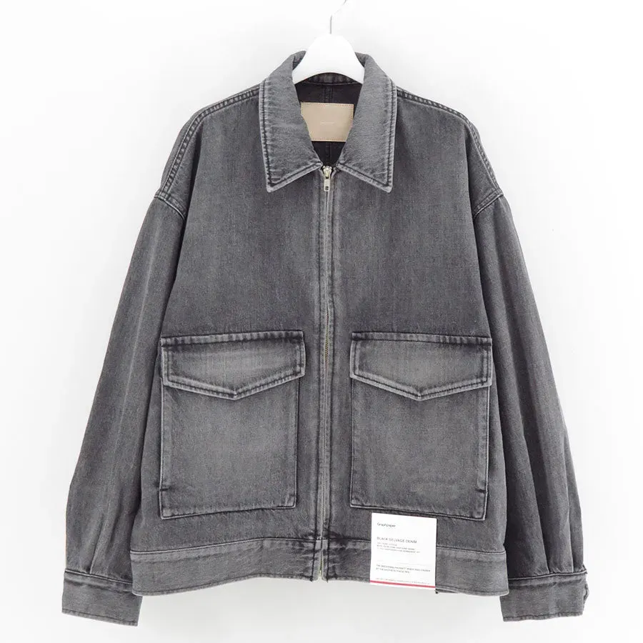 Selvage Denim Zip Jacket