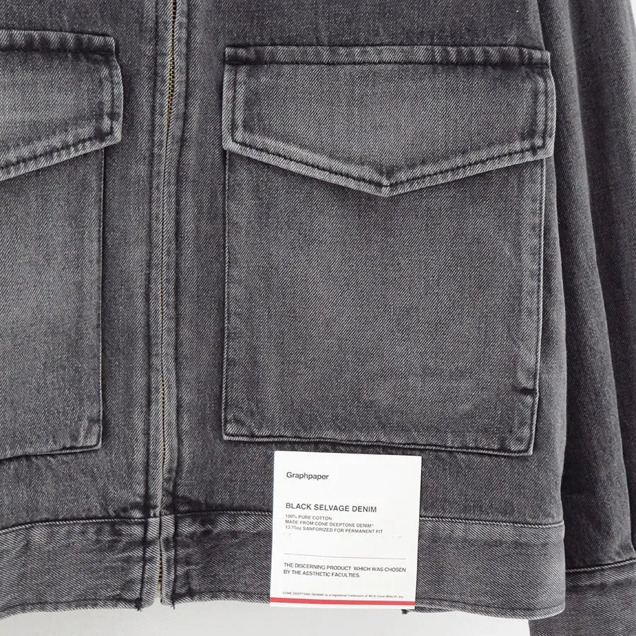 Selvage Denim Zip Jacket