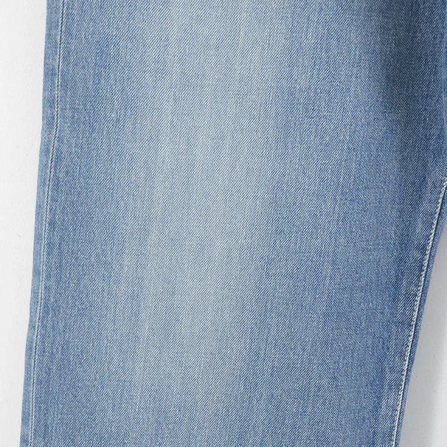 Selvage Denim Five Pocket Wide Straight Pants
