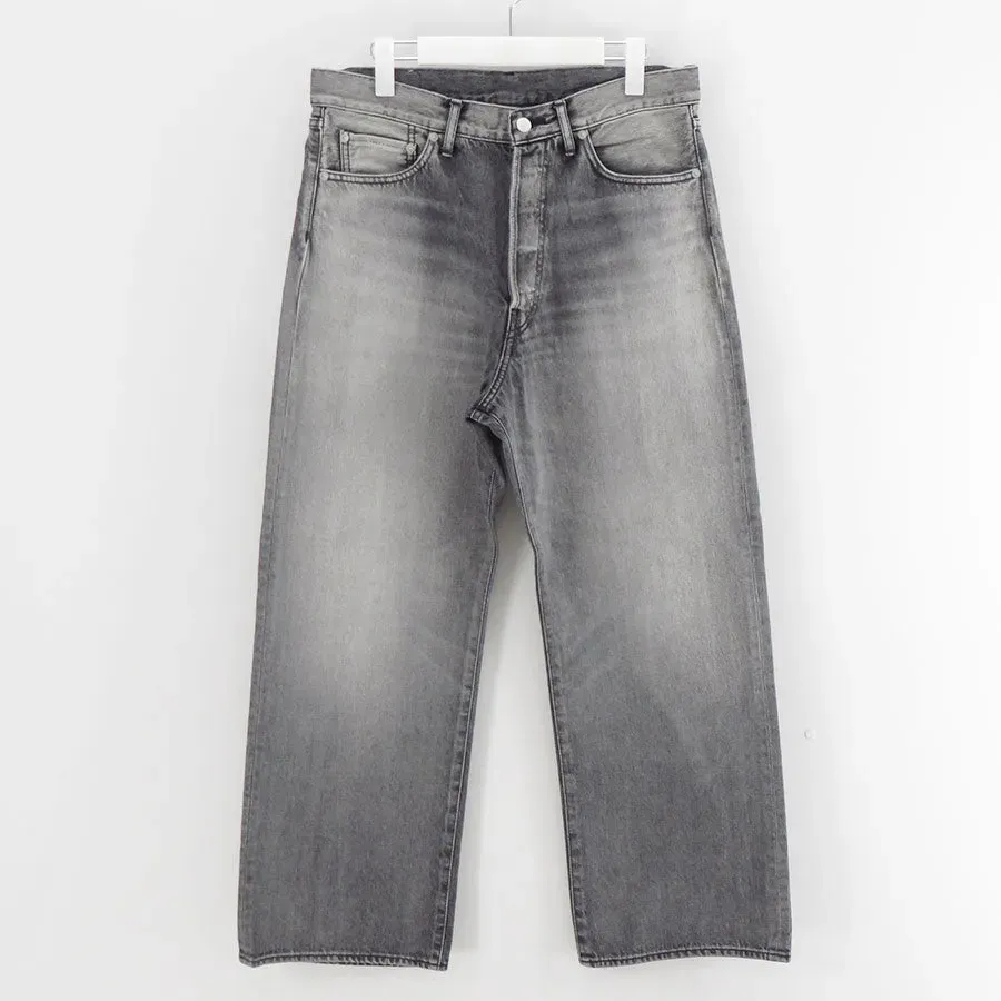 Selvage Denim Five Pocket Wide Straight Pants