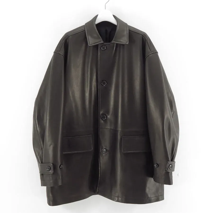 Lamb Leather Car Coat