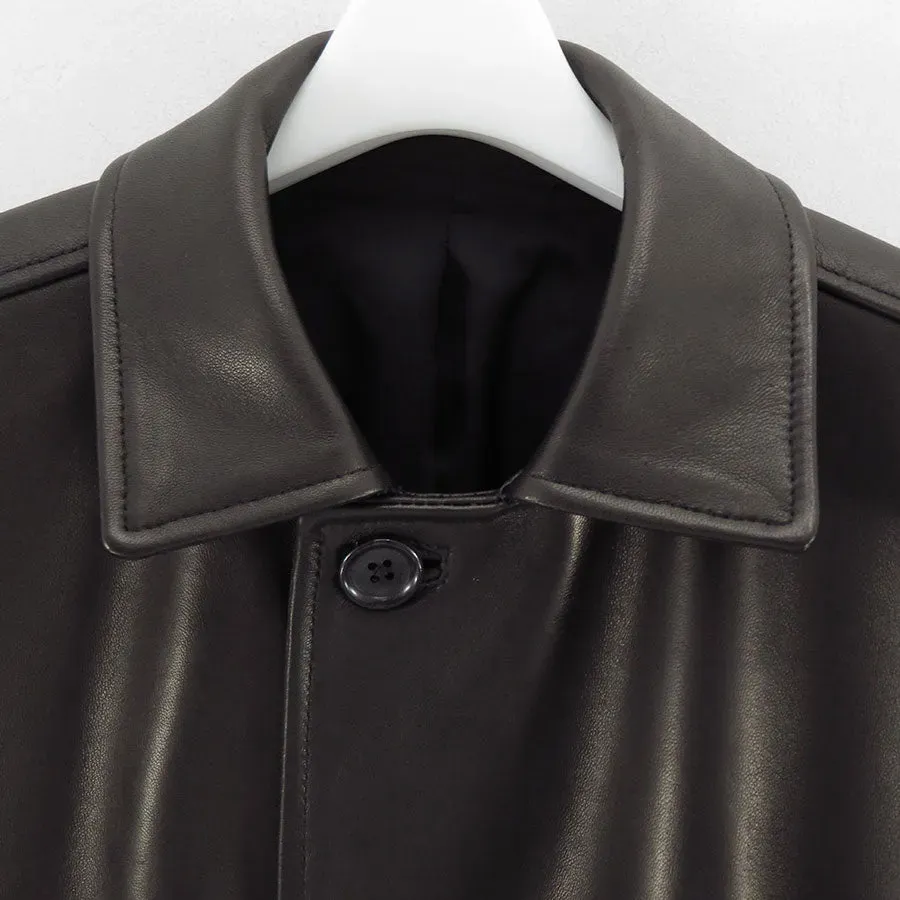 Lamb Leather Car Coat