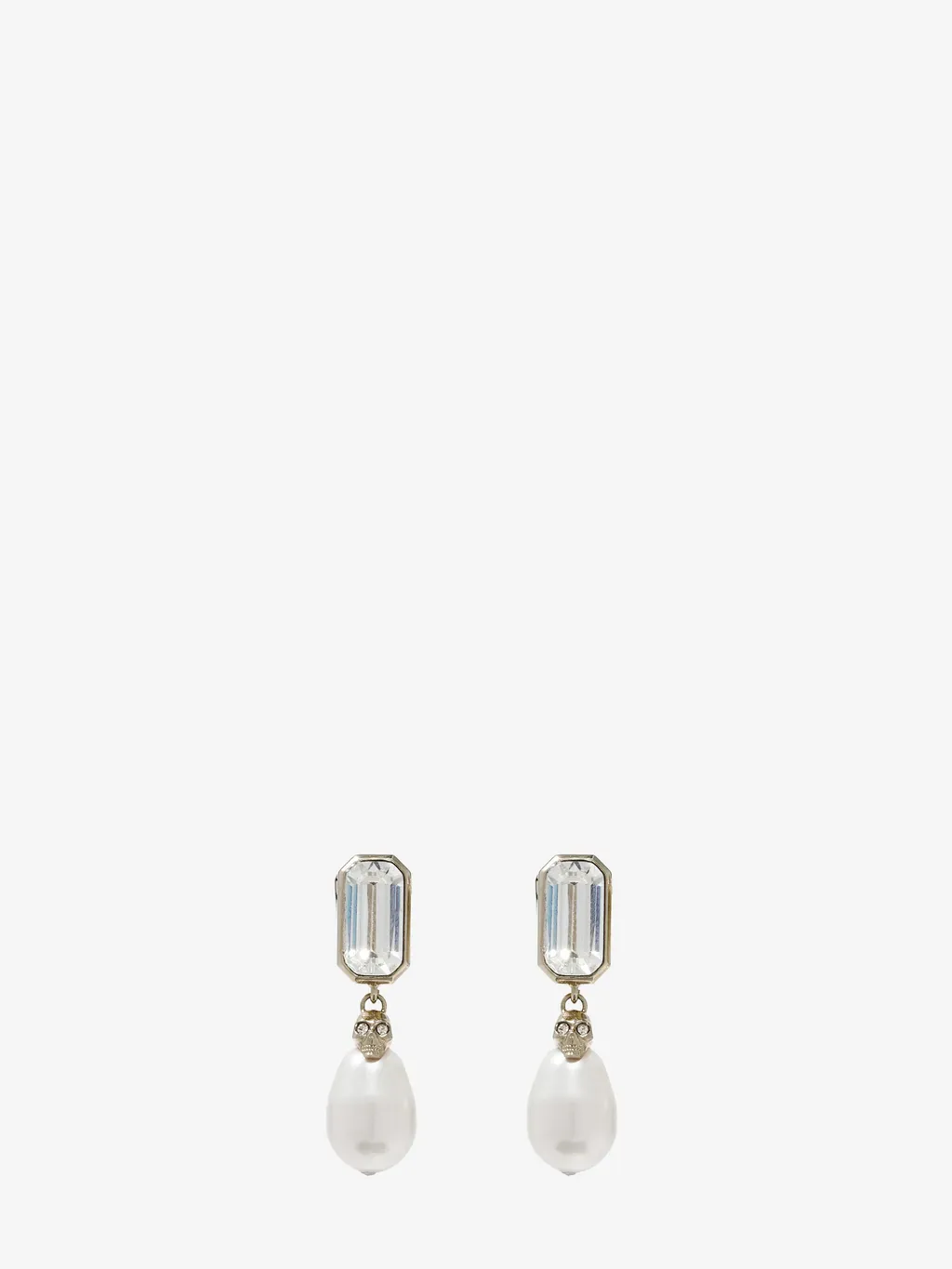 Skull & Crystal Earrings