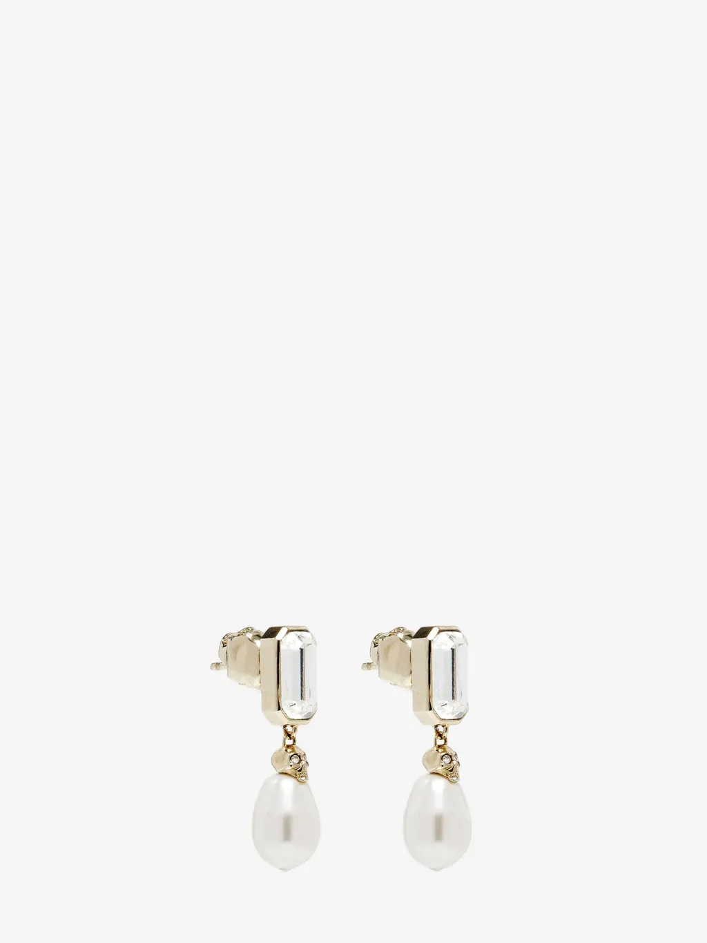 Skull & Crystal Earrings
