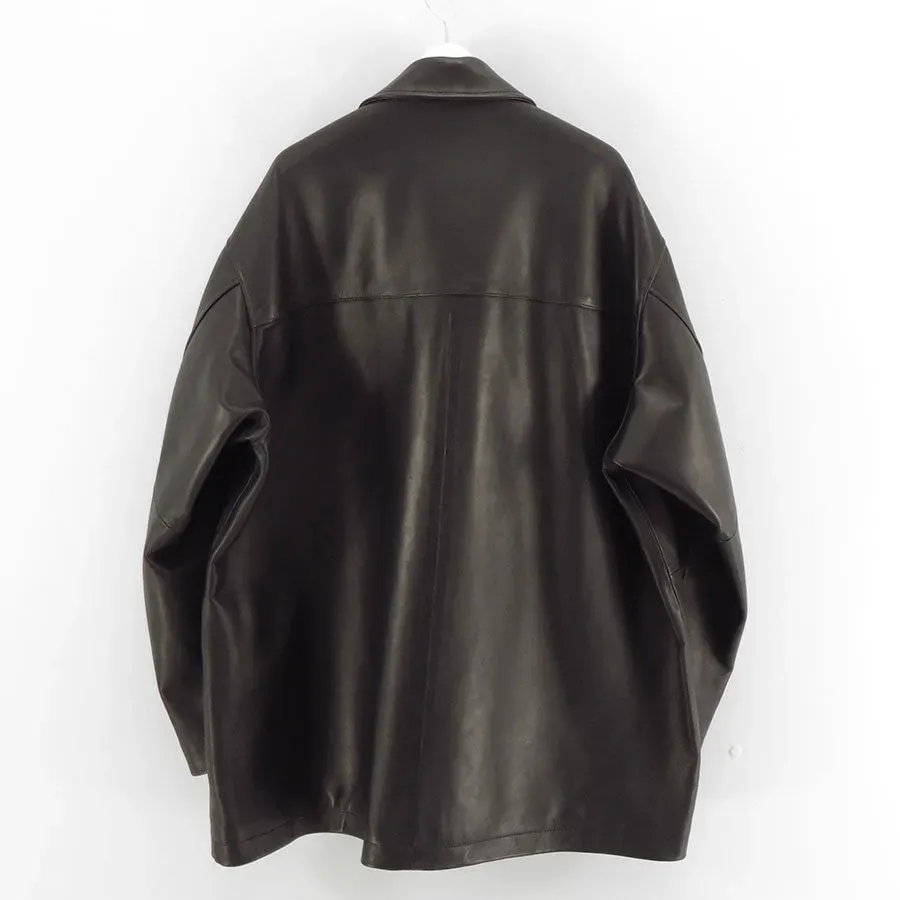 Lamb Leather Car Coat