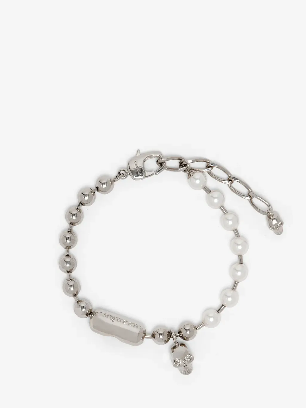 Skull & Pearl Bracelet