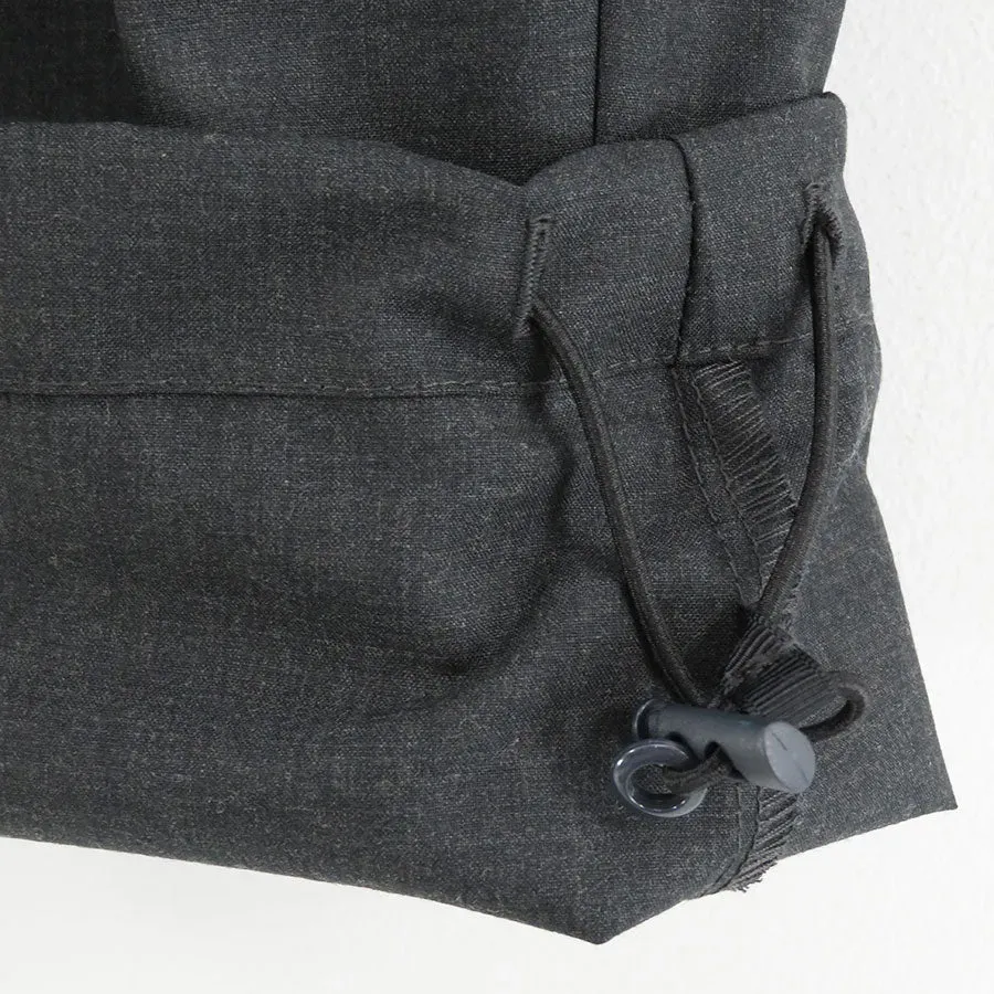 Fine Wool Heather Drawstring Track Pants