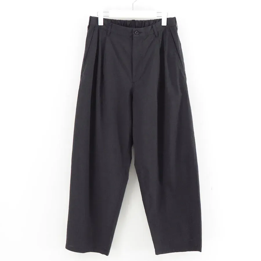 Cotton Wool Poplin Oversized Slacks