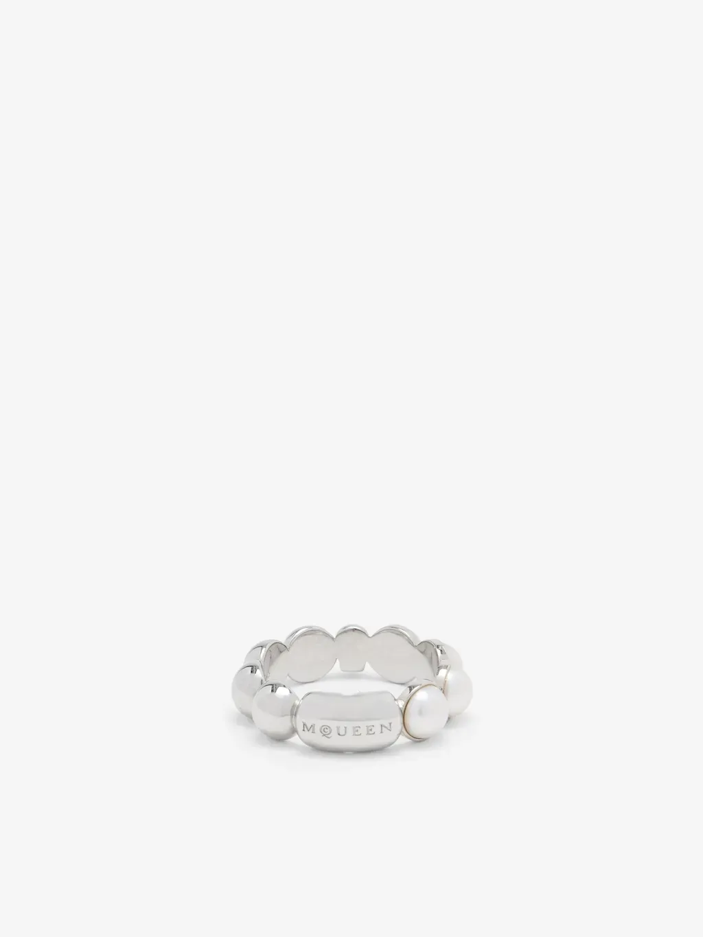 Skull & Pearl Ring