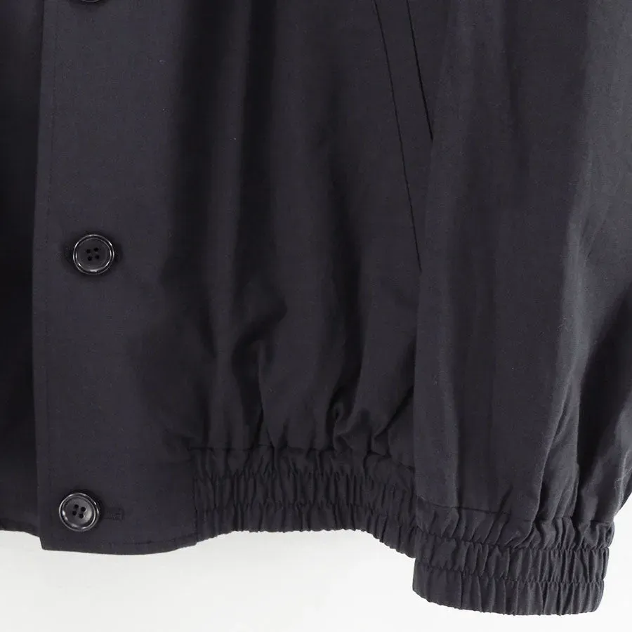 Cotton Wool Poplin Oversized Blouson