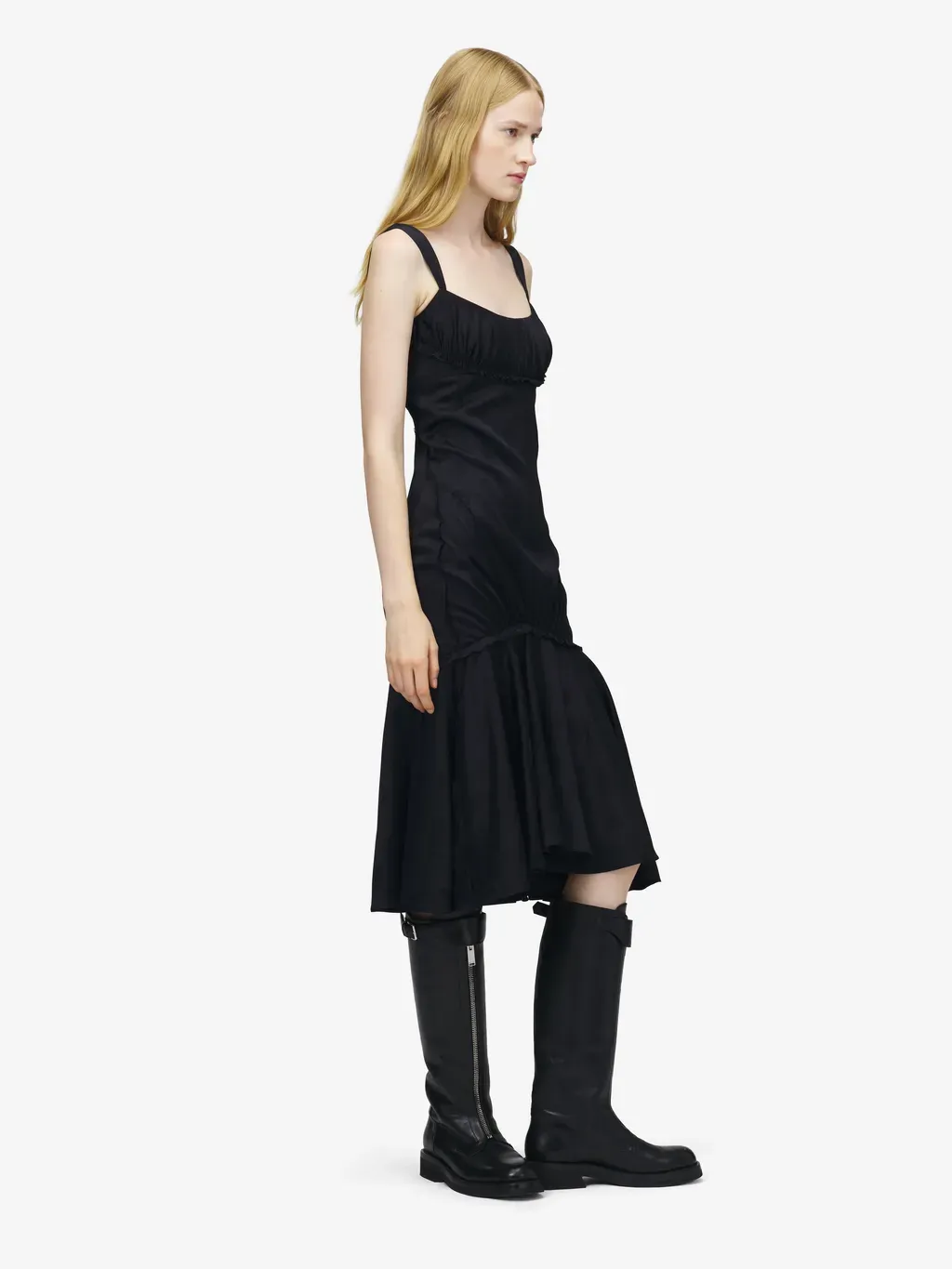 Skull Jacquard Midi Dress