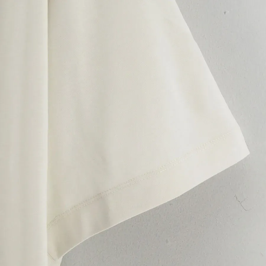 Tri Spun Cotton Crew Neck Binder S/S Tee