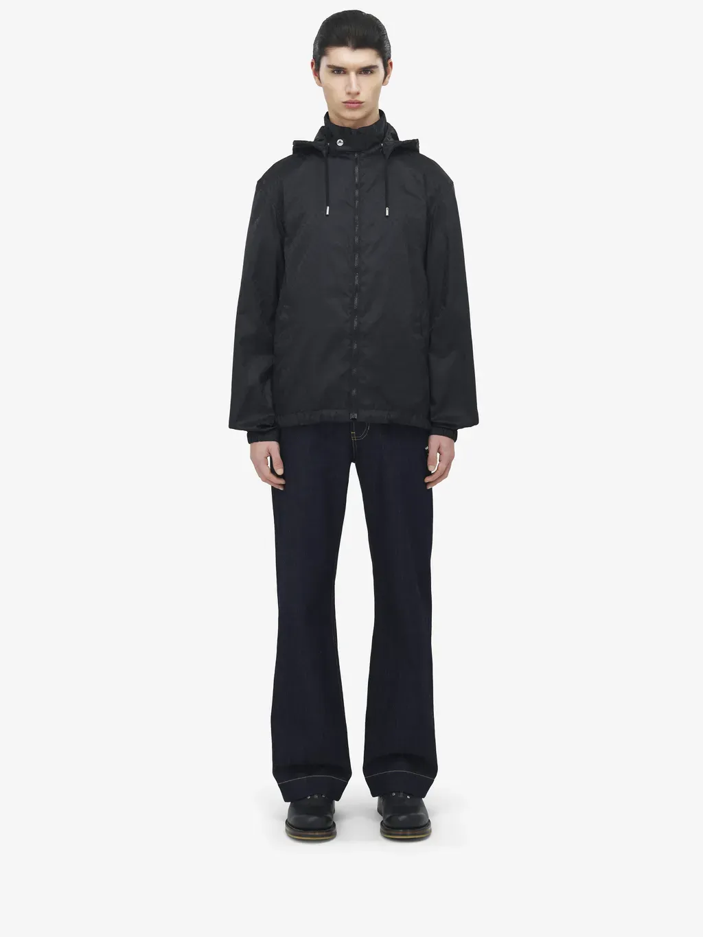 Skull Jacquard Windbreaker