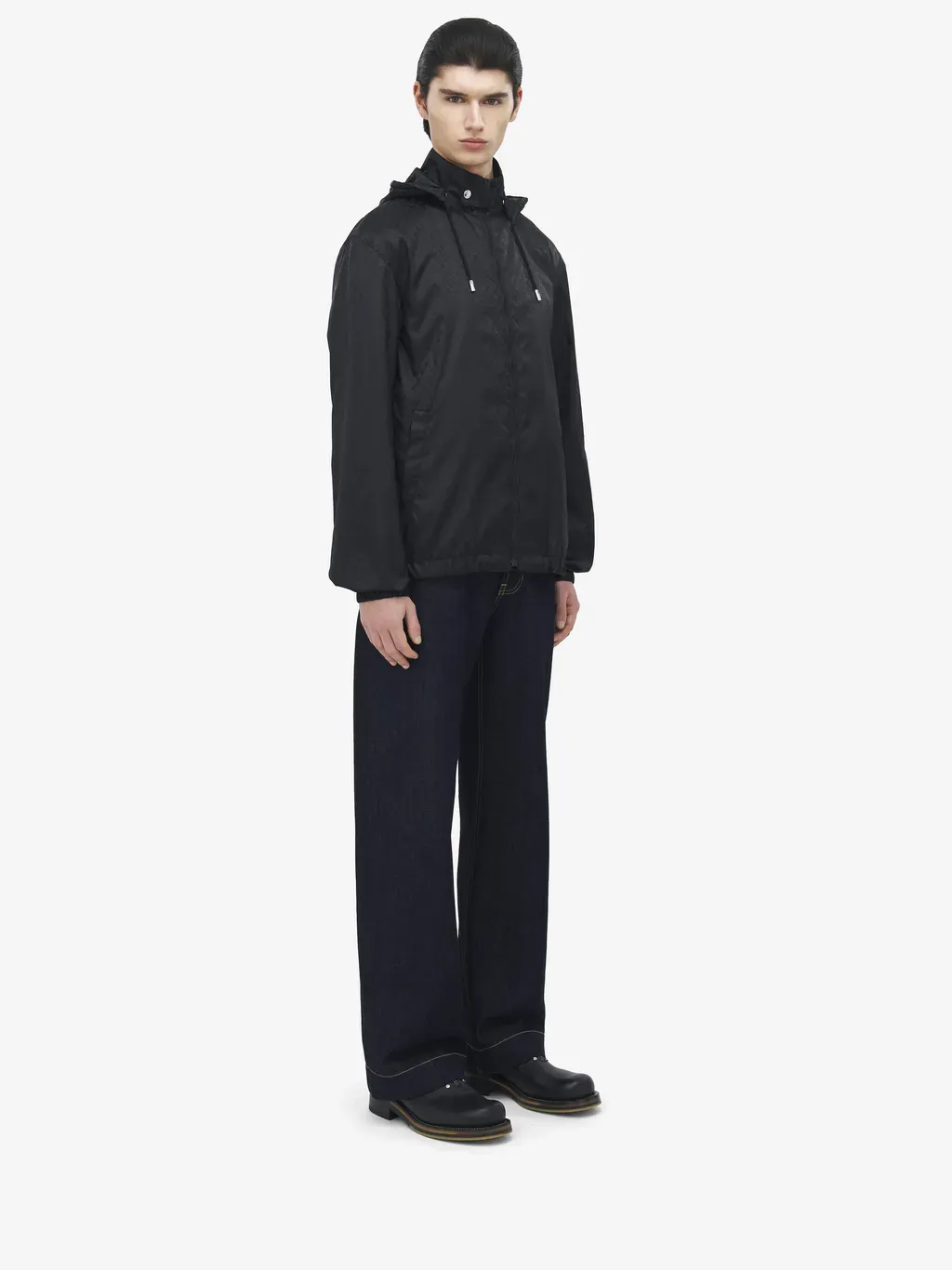 Skull Jacquard Windbreaker