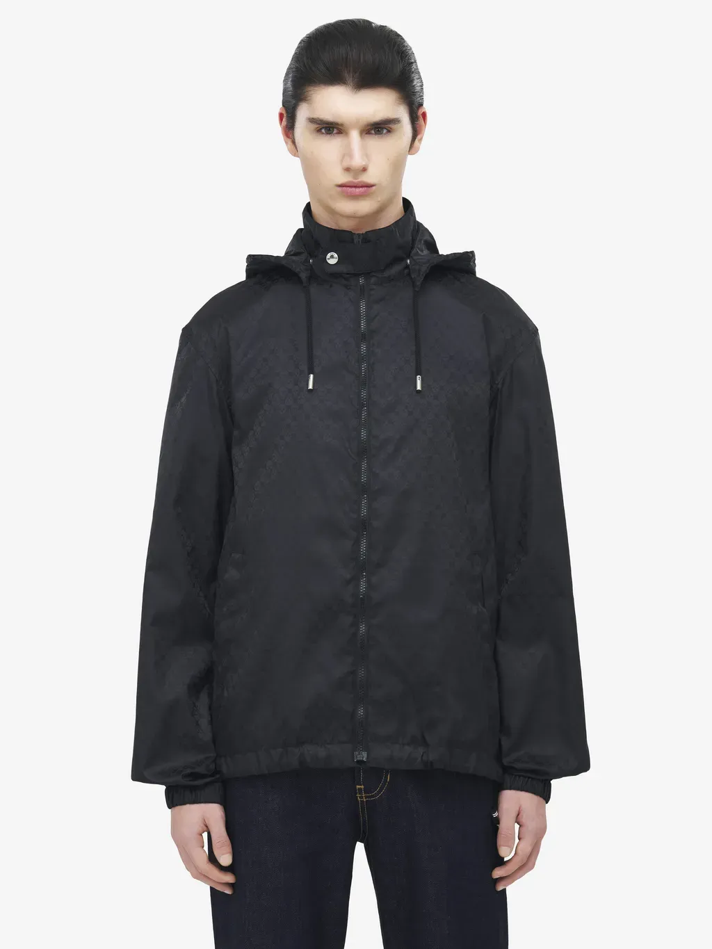 Skull Jacquard Windbreaker