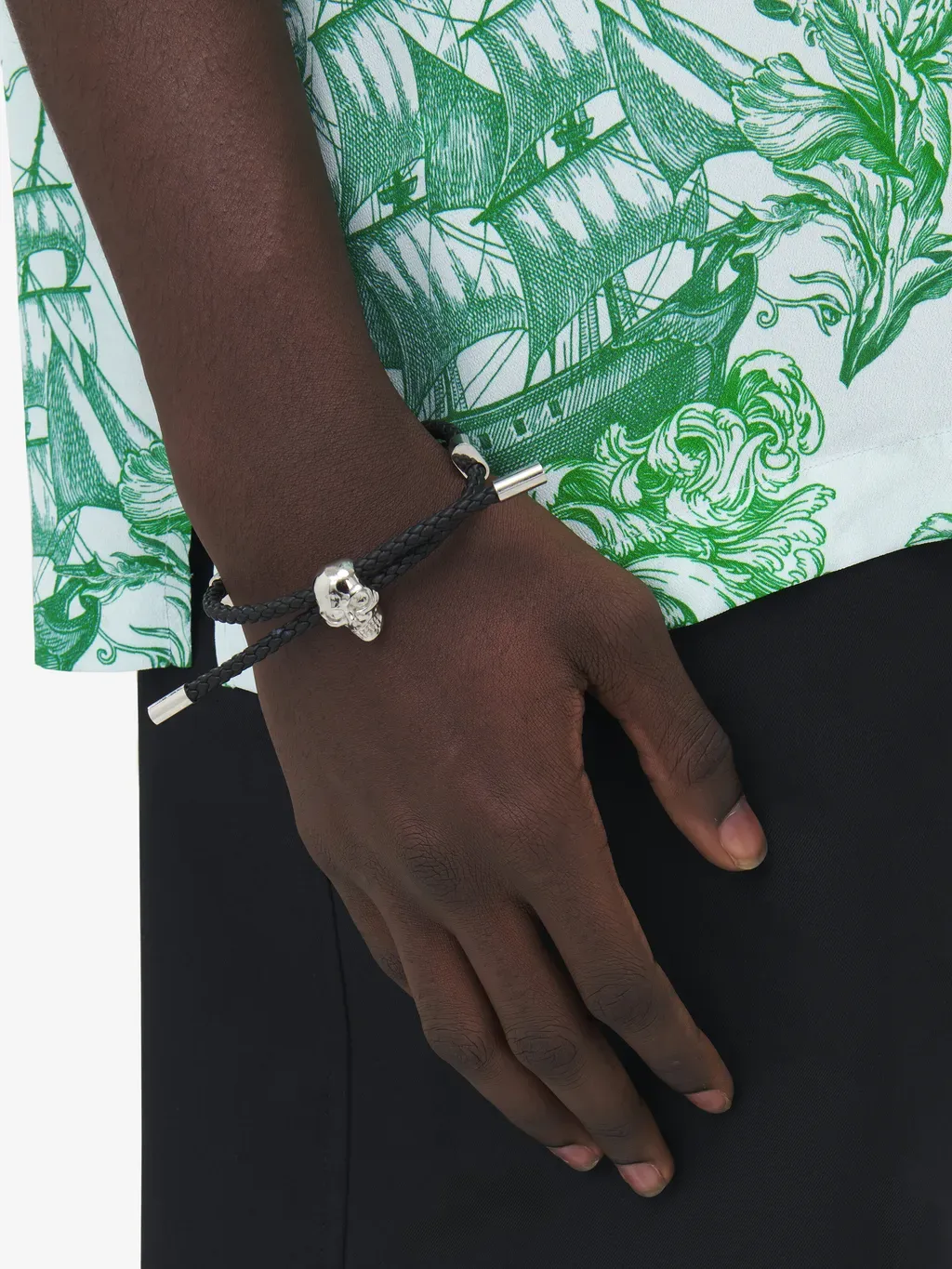 Skull Leather Bracelet