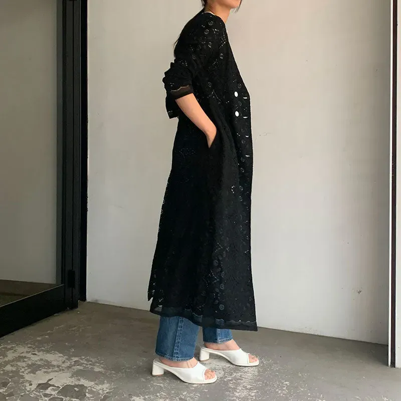 Scallop Lace Coat