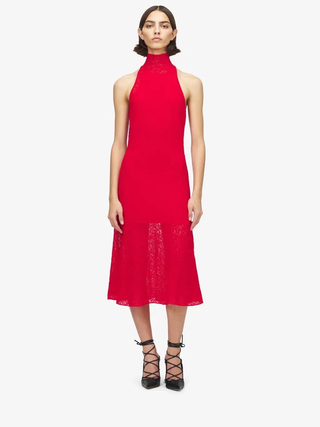 Spider Lace Midi Dress