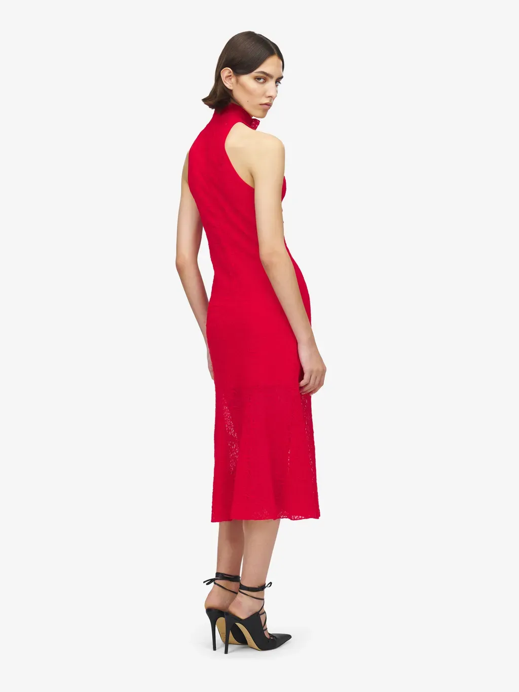 Spider Lace Midi Dress