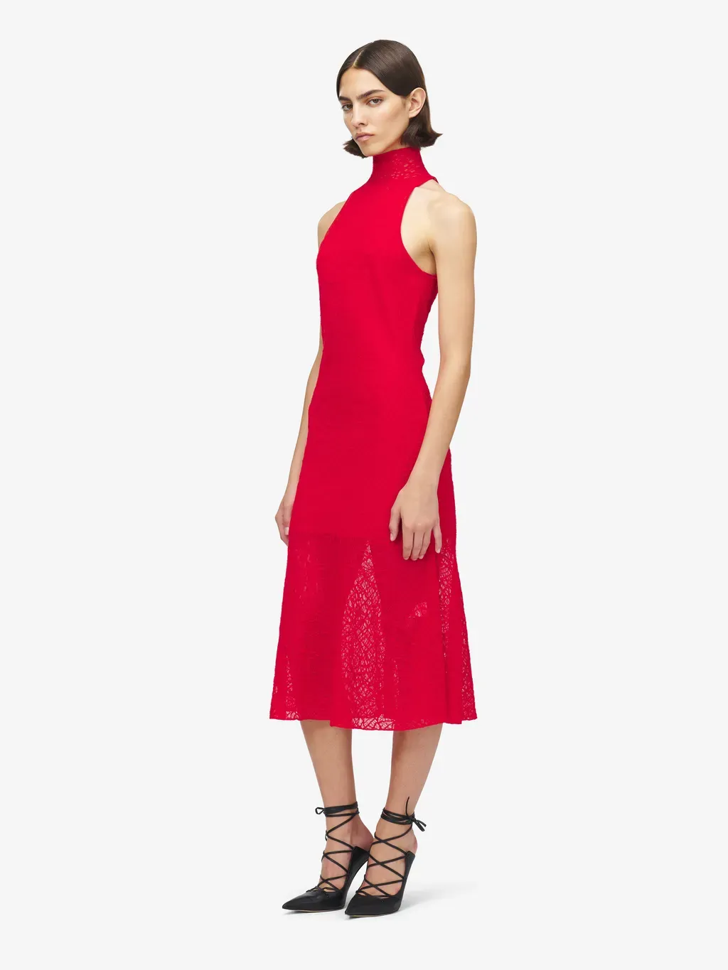 Spider Lace Midi Dress