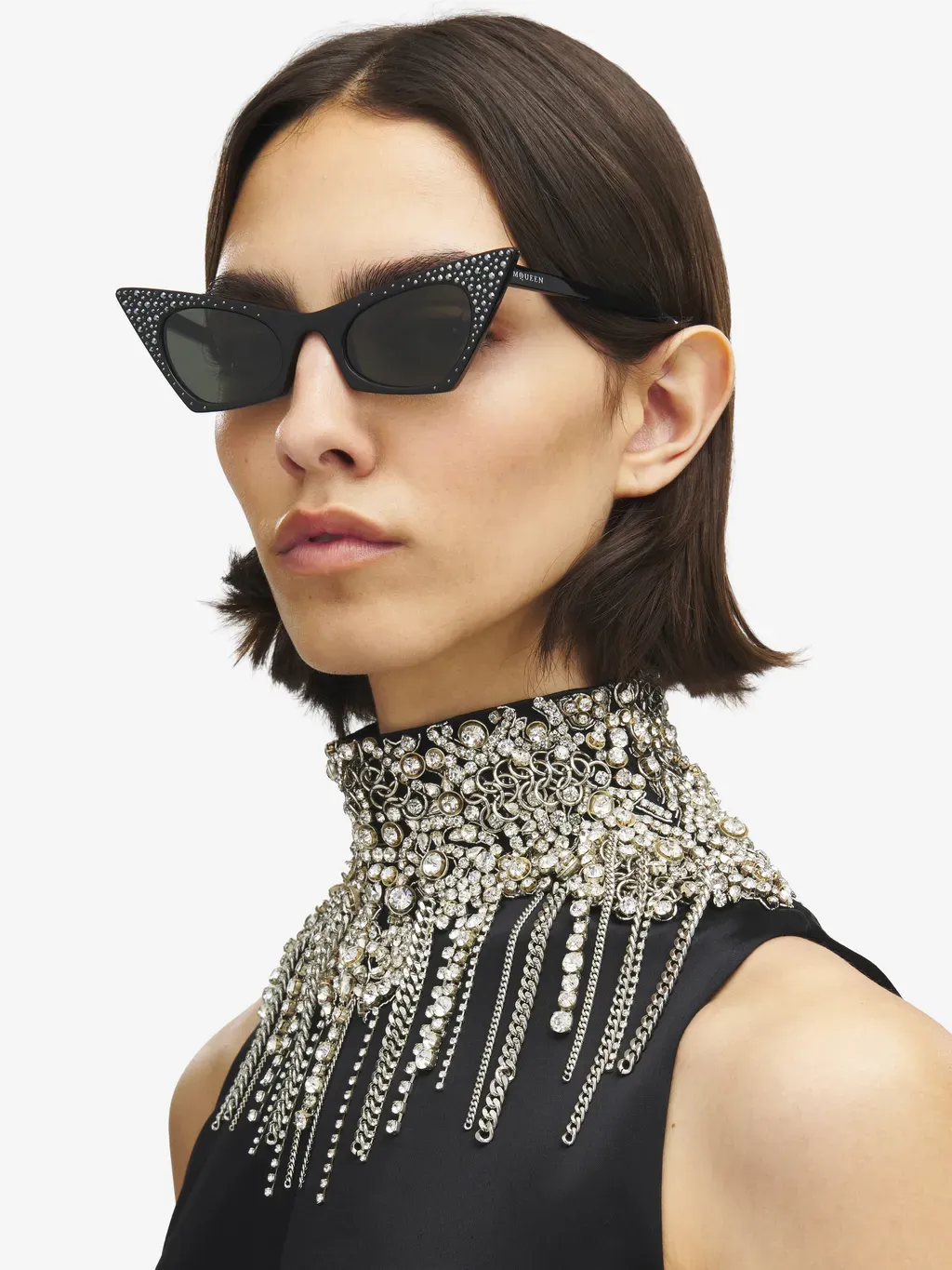 Spike Cat-Eye Sunglasses
