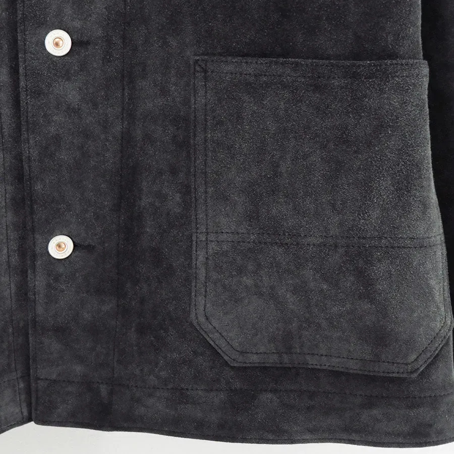 Goat Suede Railroad Chore Jacket