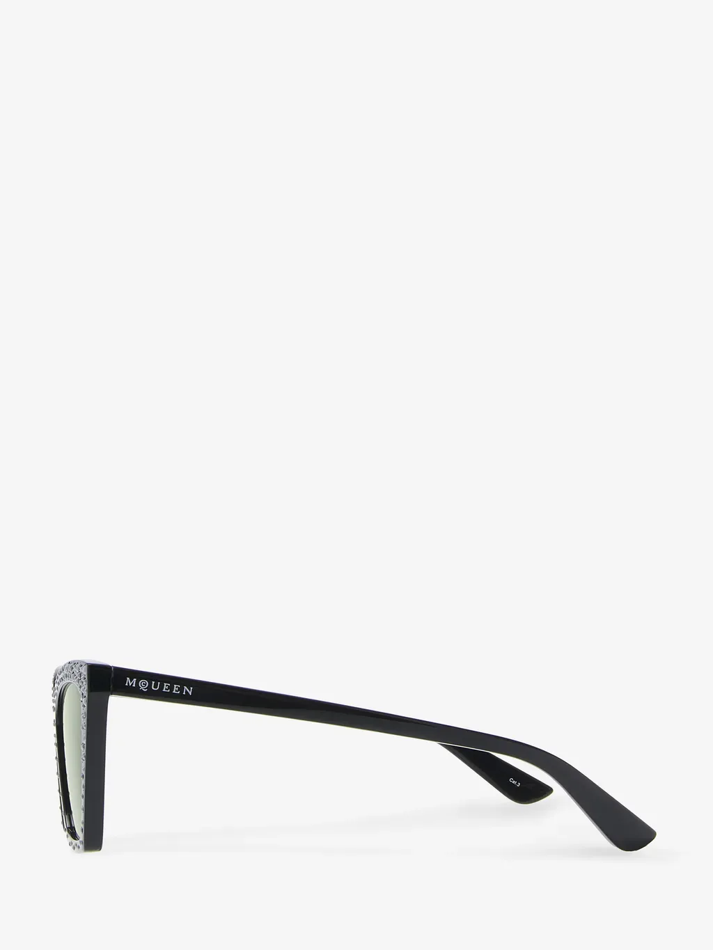 Spike Geometric Cat-Eye Sunglasses With Crystals