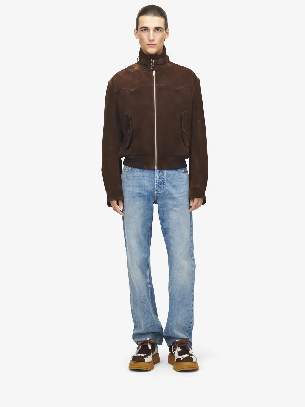 Suede Blouson
