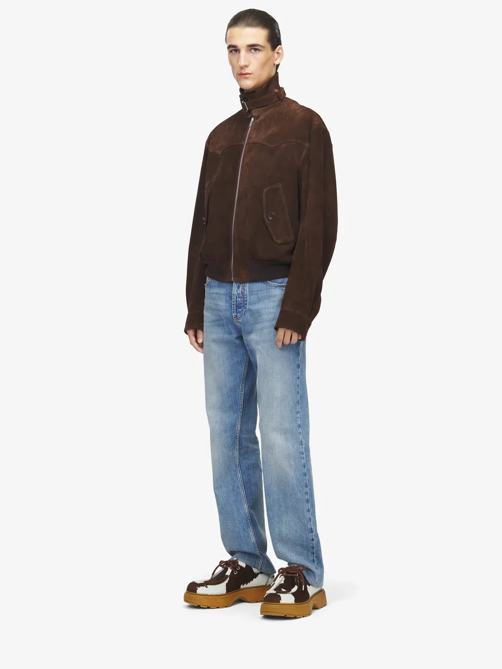 Suede Blouson