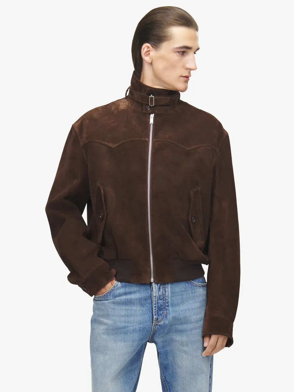 Suede Blouson
