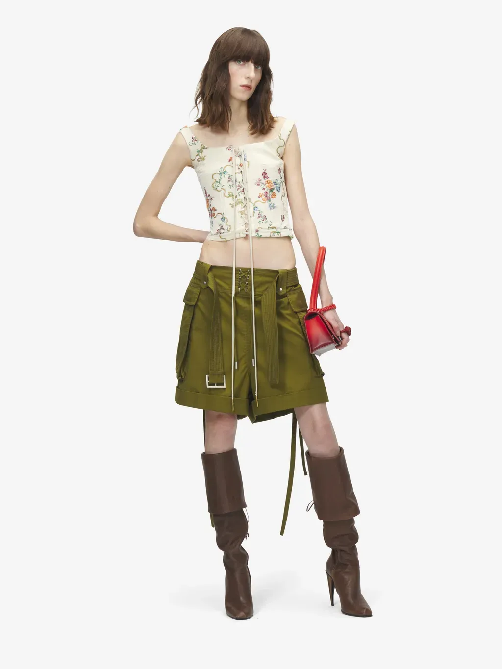 Summer Floral Corset Top