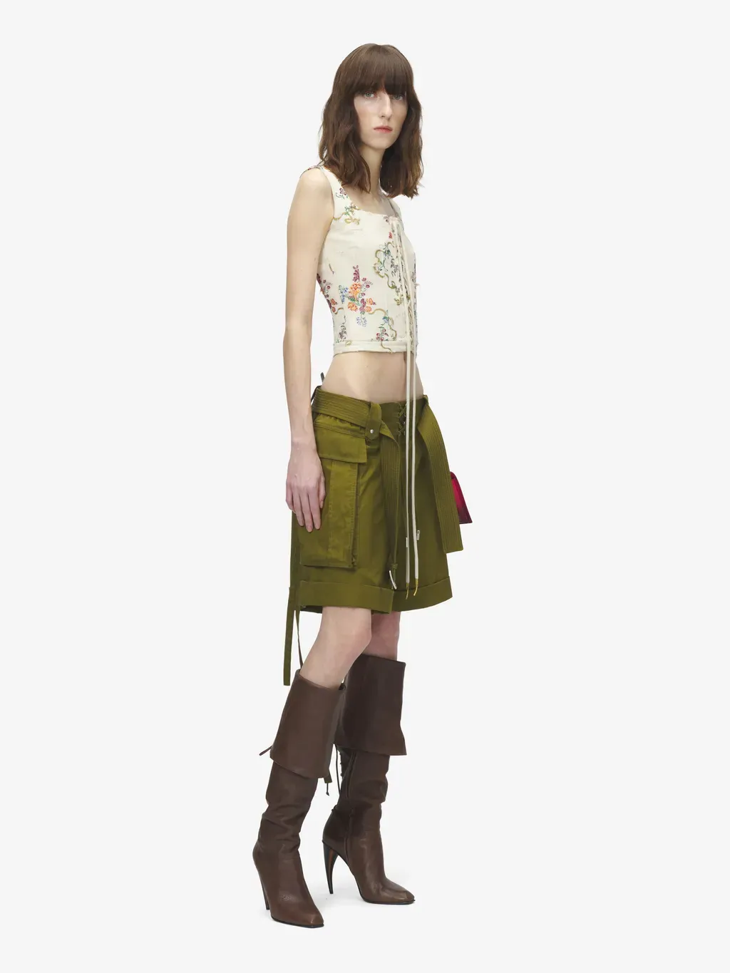 Summer Floral Corset Top