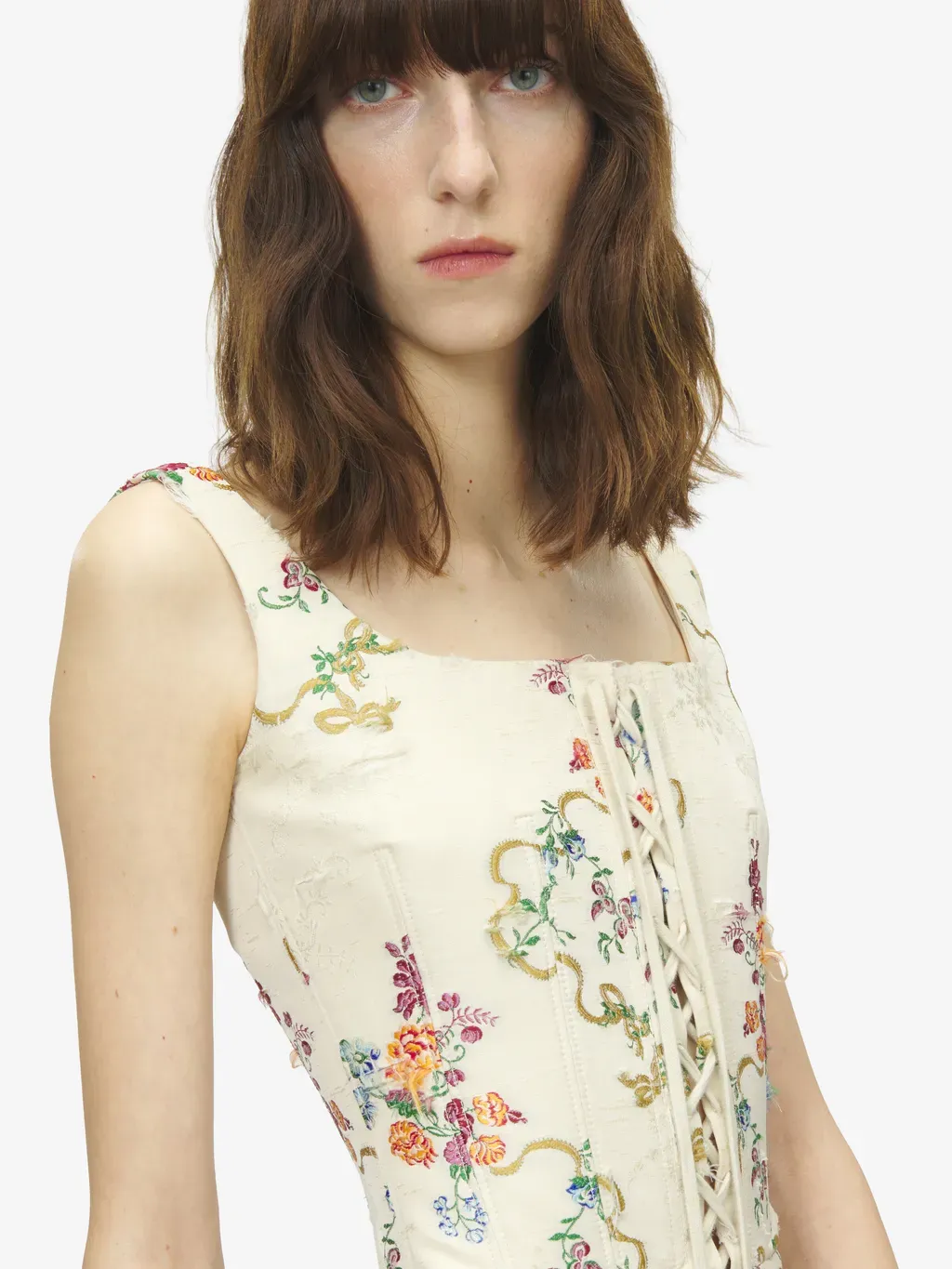 Summer Floral Corset Top