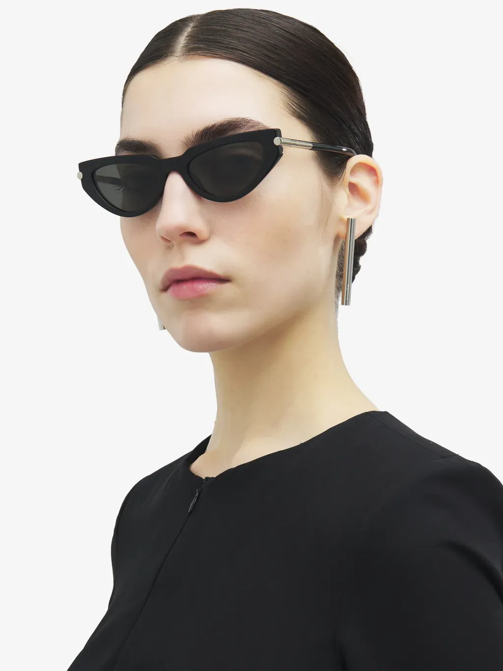 T-Bar Icon Cat-Eye Sunglasses