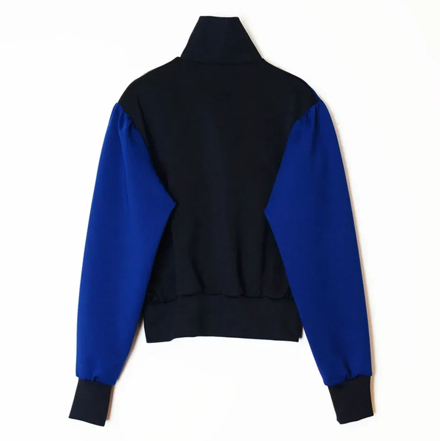 Puff Sleeve Track Jacket