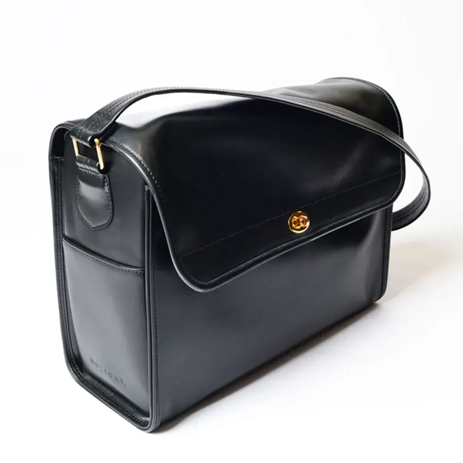 Leather Flap Big Bag